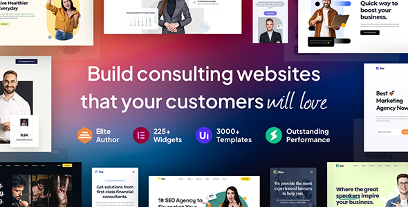 Rise 4.3.3 – Business & Consulting WordPress Theme