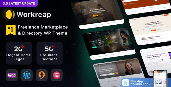 Workreap 3.4.5 – Freelance Marketplace WordPress Theme